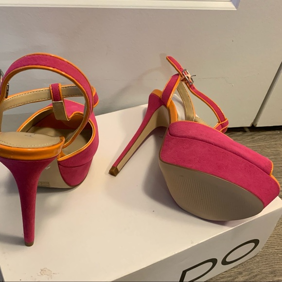 NWT Aldo ‘Detamble’ purple suede t-bar platform heels - Picture 8 of 9